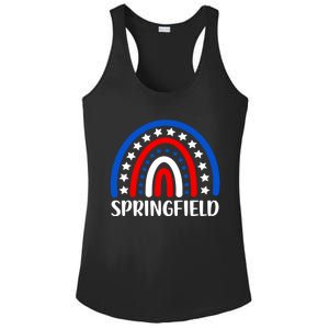 Springfield Illinois Cute Gift I Love Springfield Usa Gift Ladies PosiCharge Competitor Racerback Tank