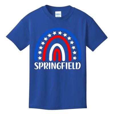 Springfield Illinois Cute Gift I Love Springfield Usa Gift Kids T-Shirt