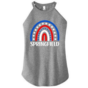 Springfield Illinois Cute Gift I Love Springfield Usa Gift Women's Perfect Tri Rocker Tank