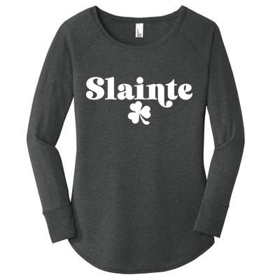 Slainte Irish Cheers Women's Perfect Tri Tunic Long Sleeve Shirt