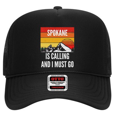 Spokane Is Calling And I Must Go Trucker Hat