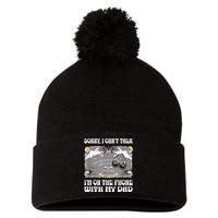 Sorry I CanT Talk IM On The Phone With My Dad Ouija Board Pom Pom 12in Knit Beanie