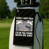 Sorry I CanT Talk IM On The Phone With My Dad Ouija Board Golf Towel