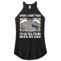 Sorry I CanT Talk IM On The Phone With My Dad Ouija Board Women's Perfect Tri Rocker Tank