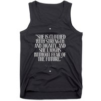 She Is Clothed With Strength Tank Top