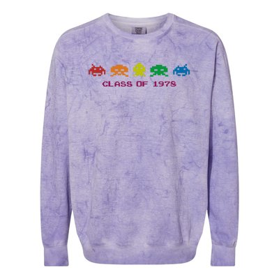 SPACE INVADERS Class Of 1978 Colorblast Crewneck Sweatshirt