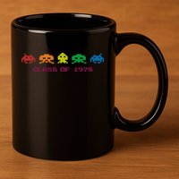 SPACE INVADERS Class Of 1978 11oz C Handle Ceramic Mug