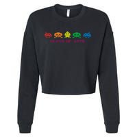 SPACE INVADERS Class Of 1978 Cropped Pullover Crew