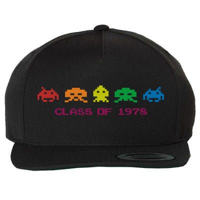 SPACE INVADERS Class Of 1978 Wool Snapback Cap