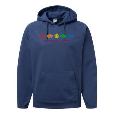 SPACE INVADERS Class Of 1978 Performance Fleece Hoodie