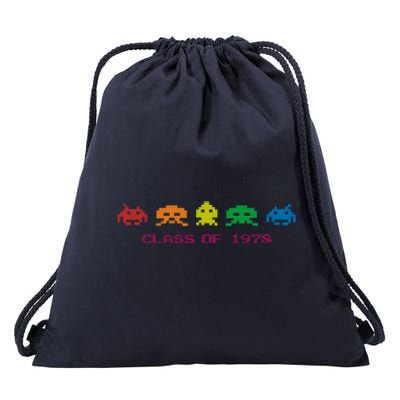 SPACE INVADERS Class Of 1978 Drawstring Bag