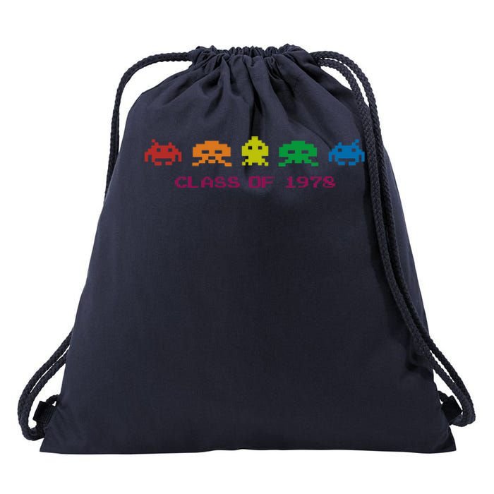 SPACE INVADERS Class Of 1978 Drawstring Bag