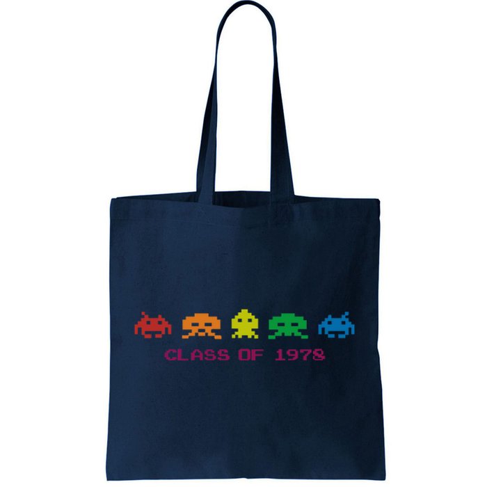 SPACE INVADERS Class Of 1978 Tote Bag