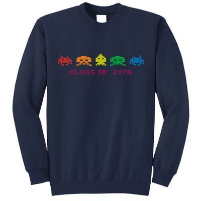 SPACE INVADERS Class Of 1978 Tall Sweatshirt
