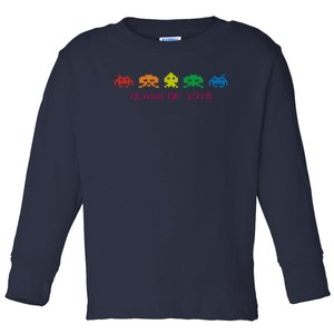 SPACE INVADERS Class Of 1978 Toddler Long Sleeve Shirt