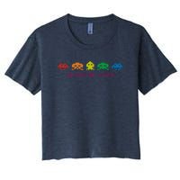 SPACE INVADERS Class Of 1978 Women's Crop Top Tee