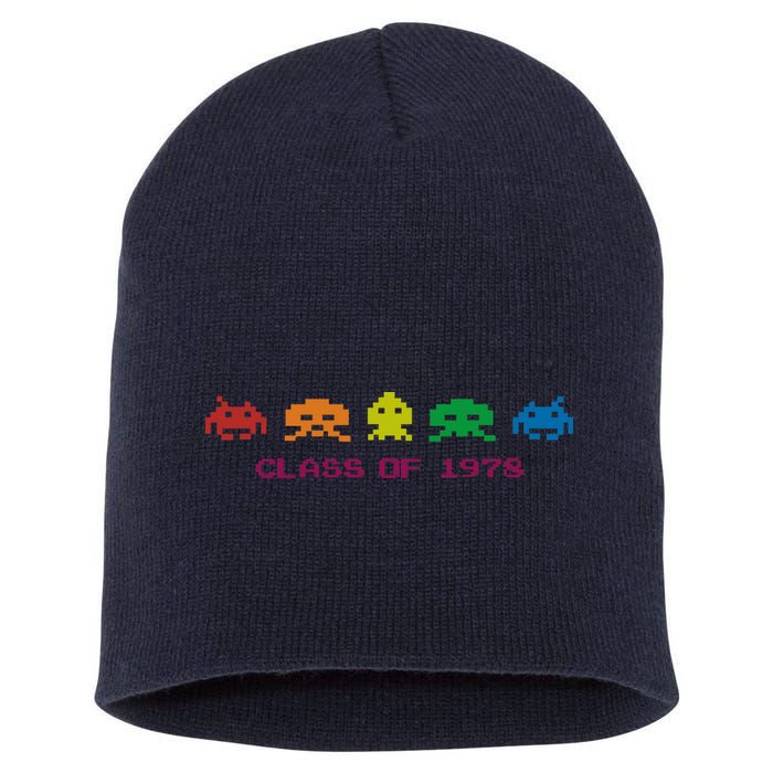 SPACE INVADERS Class Of 1978 Short Acrylic Beanie