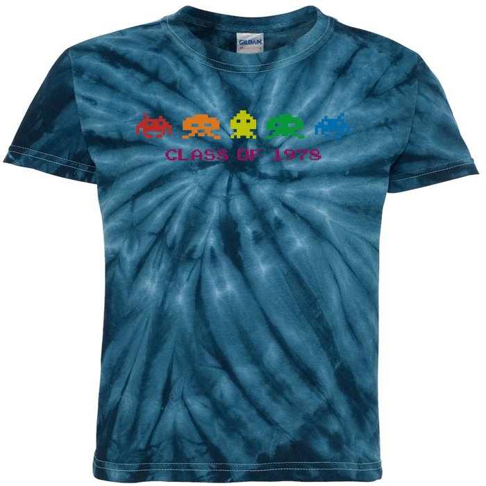 SPACE INVADERS Class Of 1978 Kids Tie-Dye T-Shirt