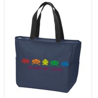 SPACE INVADERS Class Of 1978 Zip Tote Bag