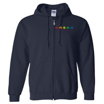 SPACE INVADERS Class Of 1978 Full Zip Hoodie