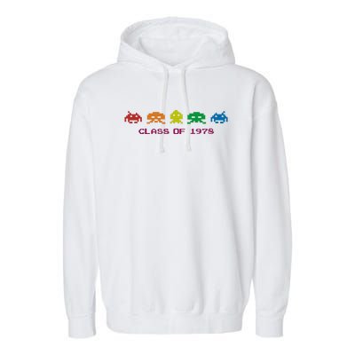 SPACE INVADERS Class Of 1978 Garment-Dyed Fleece Hoodie