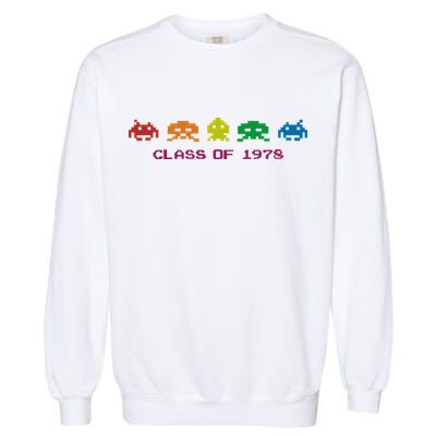 SPACE INVADERS Class Of 1978 Garment-Dyed Sweatshirt