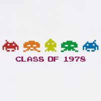 SPACE INVADERS Class Of 1978 Garment-Dyed Sweatshirt