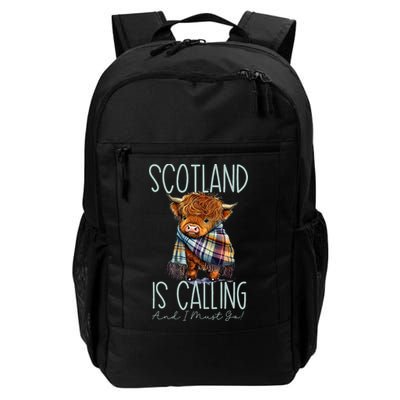 Scotland Is Calling And I Must Go! Highland Cow Daily Commute Backpack