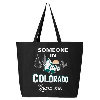 Someone In Colorado Loves Me Vintage Sunset Mountain 25L Jumbo Tote