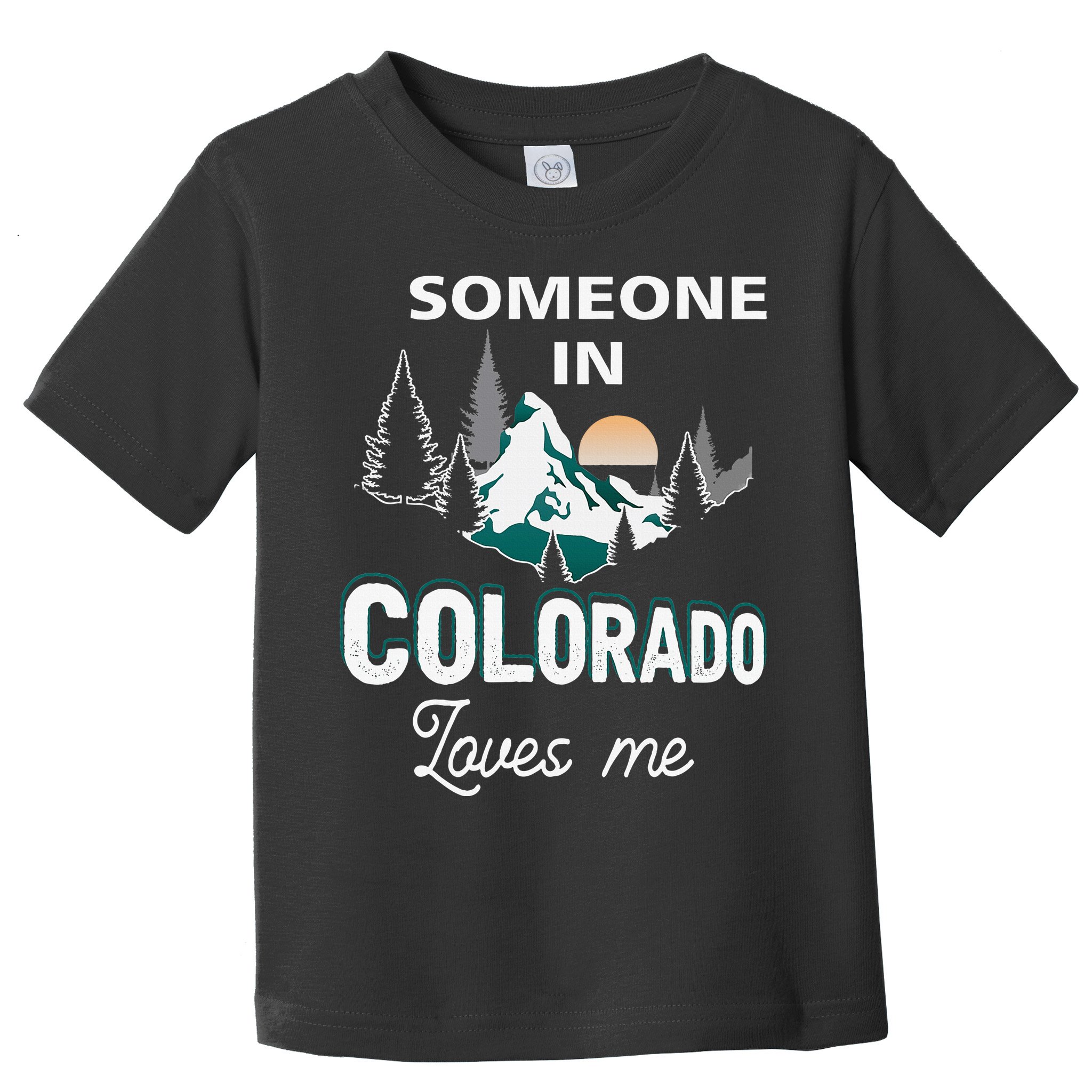 Someone In Colorado Loves Me Vintage Sunset Mountain Toddler T-Shirt