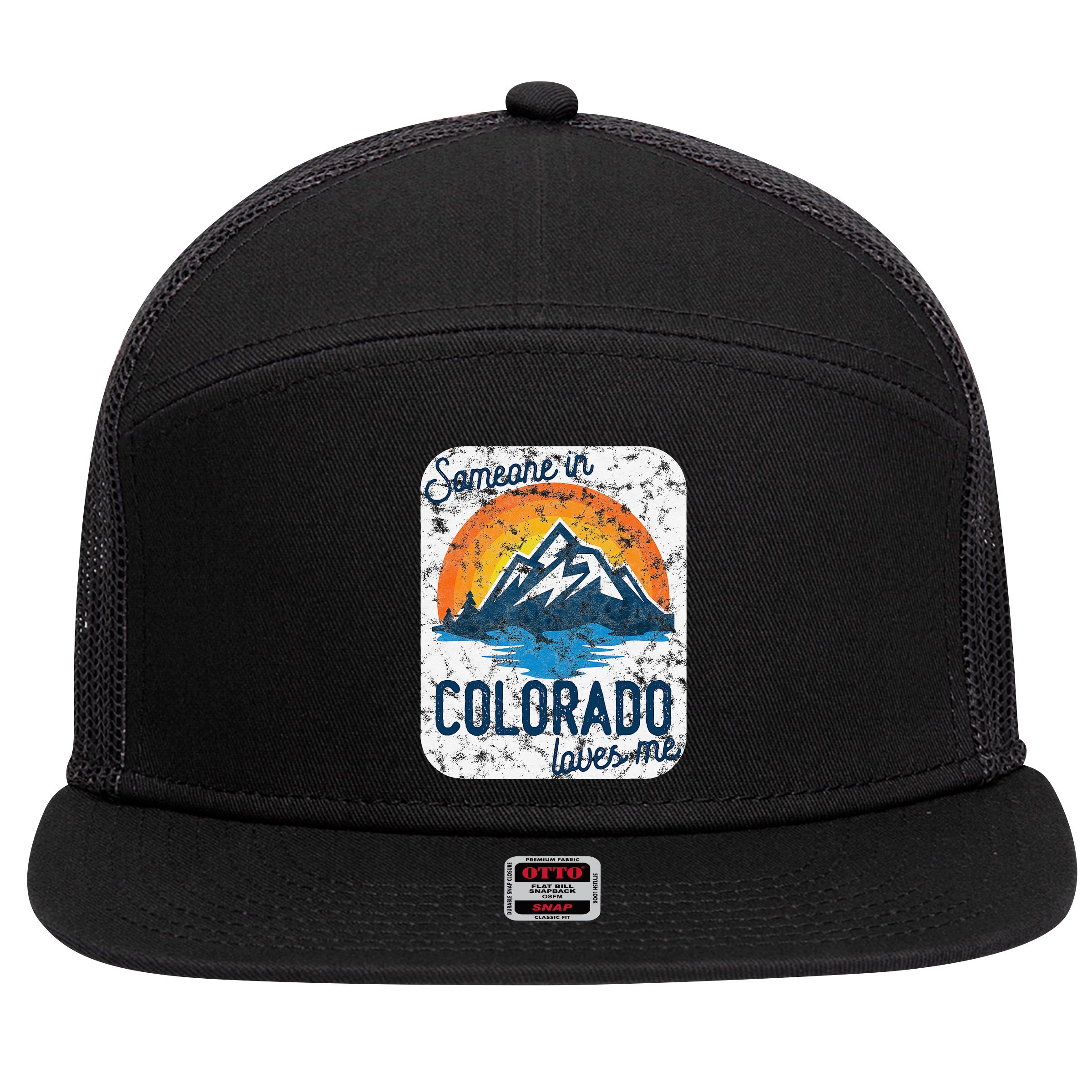 Someone In Colorado Loves Me 7 Panel Mesh Trucker Snapback Hat