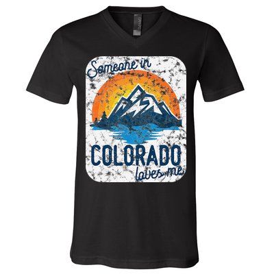 Someone In Colorado Loves Me V-Neck T-Shirt