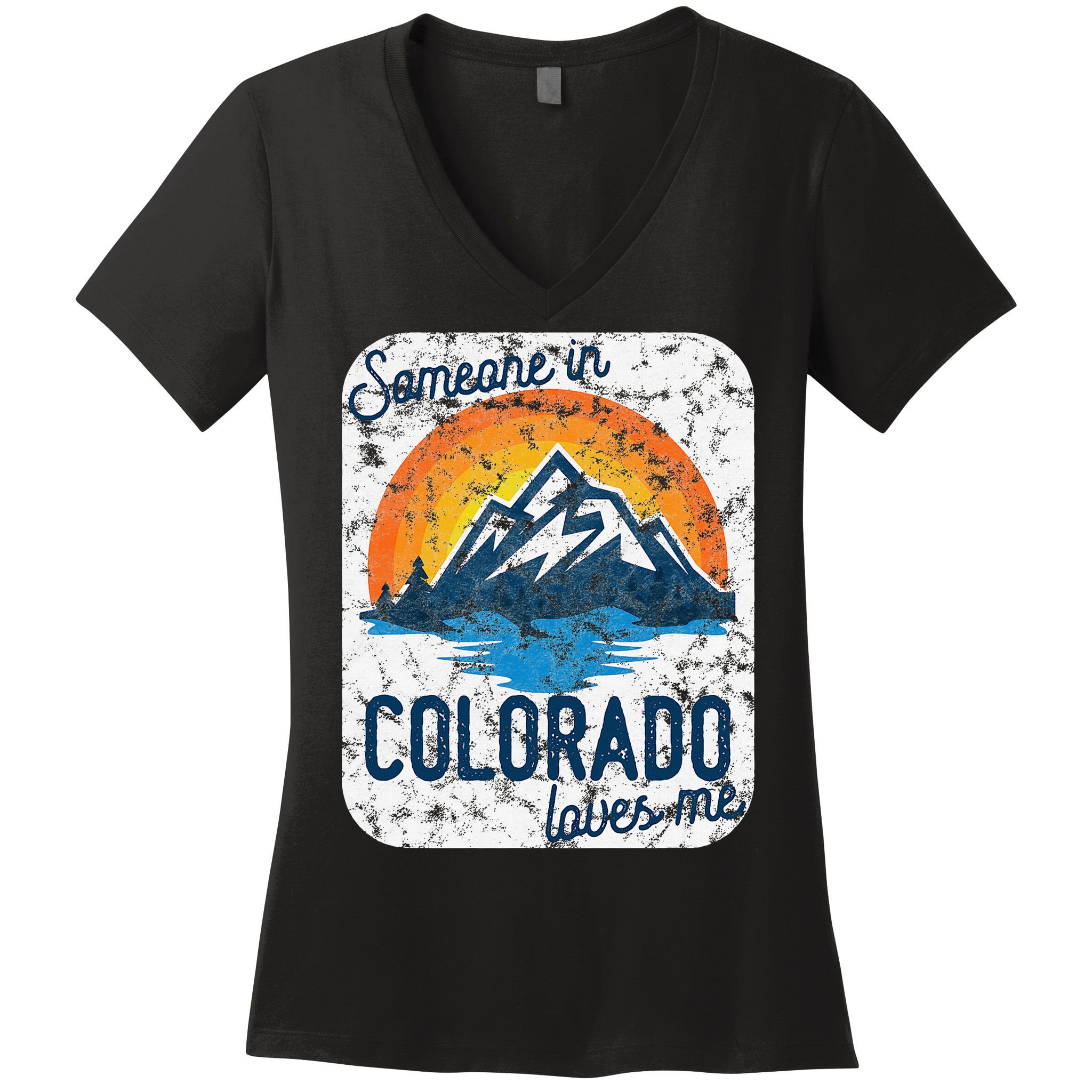 Someone In Colorado Loves Me Women's V-Neck T-Shirt