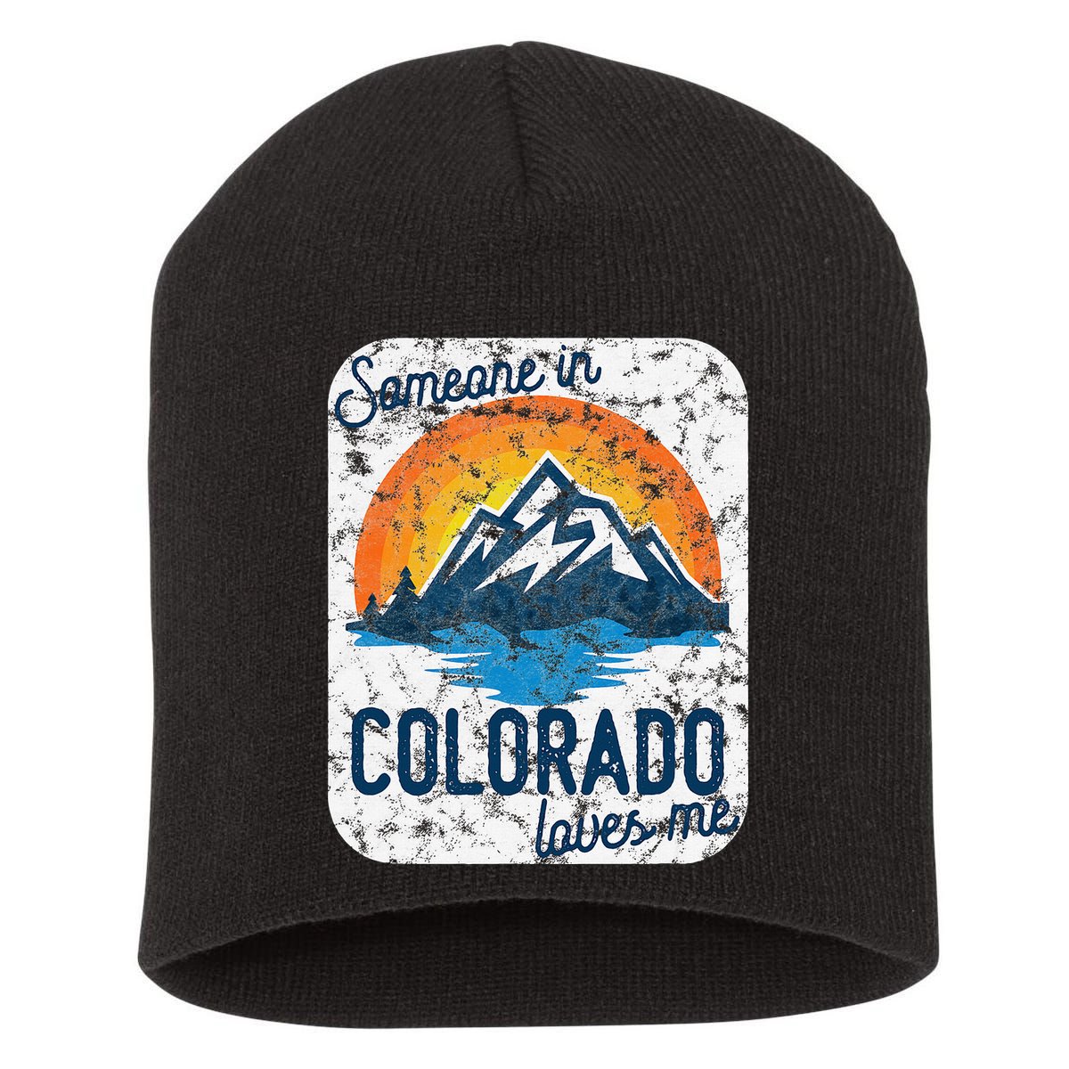 Someone In Colorado Loves Me Short Acrylic Beanie
