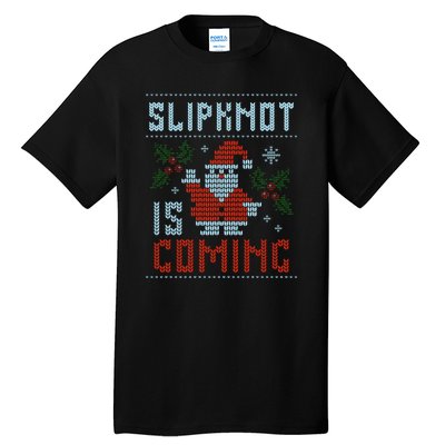 Santa Is Coming Tall T-Shirt