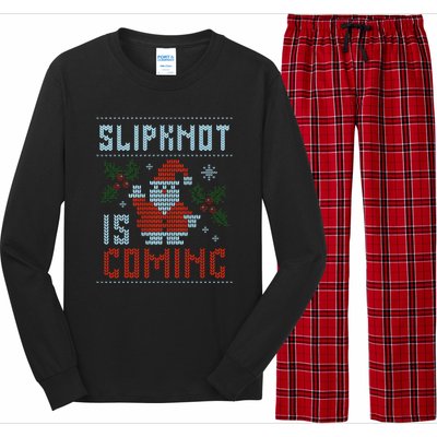 Santa Is Coming Long Sleeve Pajama Set