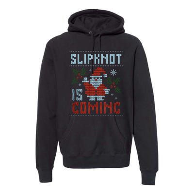 Santa Is Coming Premium Hoodie