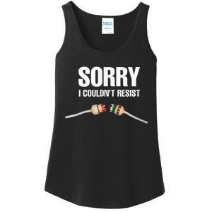 Sorry I couldn't resist Fun Electrical Engineer Electrician Ladies Essential Tank