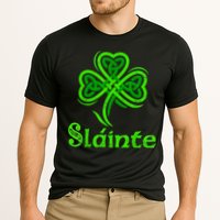 Slainte Irish Cheers Good Health St Patricks Day Slainte Cooling Performance Crew T-Shirt