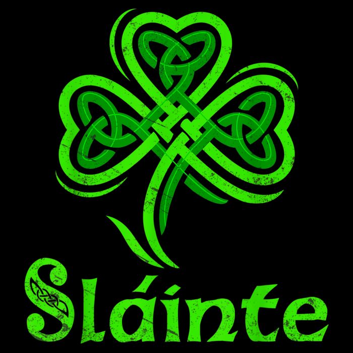 Slainte Irish Cheers Good Health St Patricks Day Slainte Cooling Performance Crew T-Shirt
