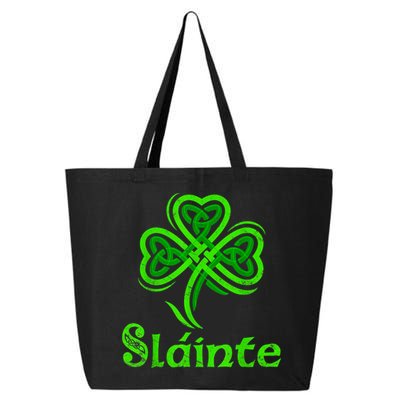 Slainte Irish Cheers Good Health St Patricks Day Slainte 25L Jumbo Tote