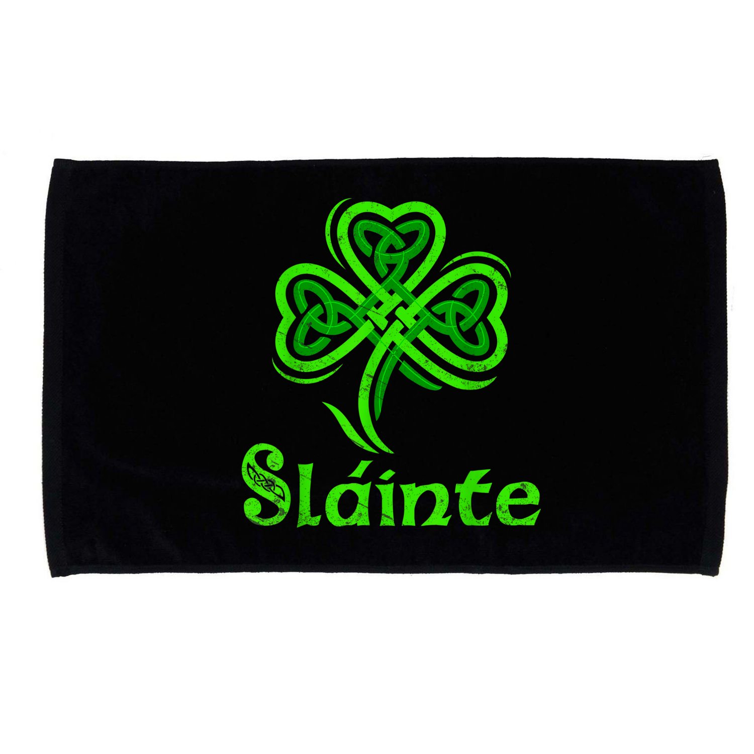 Slainte Irish Cheers Good Health St Patricks Day Slainte Microfiber Hand Towel