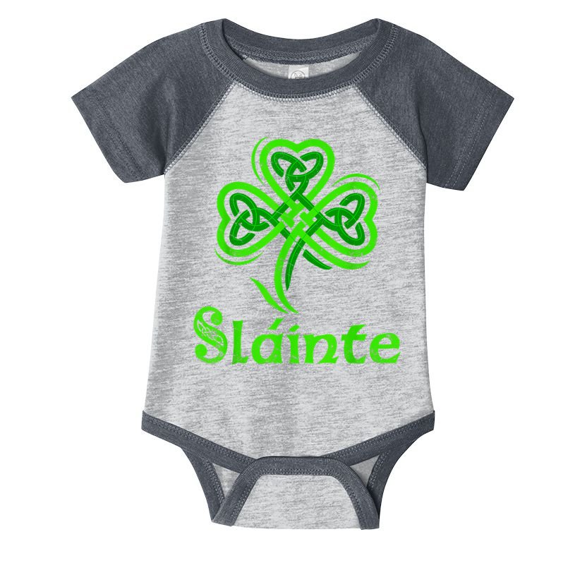 Slainte Irish Cheers Good Health St Patricks Day Slainte Infant Baby Jersey Bodysuit