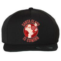 Santa Is Coming ThatS What She Said Wool Snapback Cap