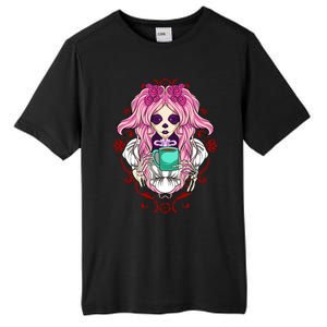 Skeleton Ing Cup Of Coffee Need Morning Coffee Gift Tall Fusion ChromaSoft Performance T-Shirt