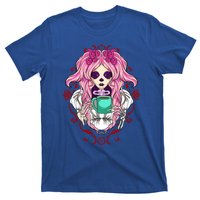 Skeleton Ing Cup Of Coffee Need Morning Coffee Gift T-Shirt