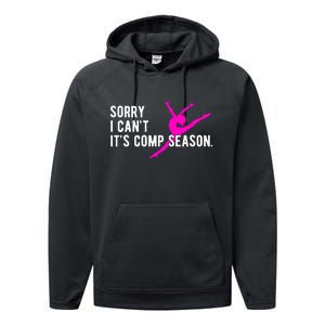 Sorry I CanT Comp Season Cheer Comp Dance Dancing Performance Fleece Hoodie