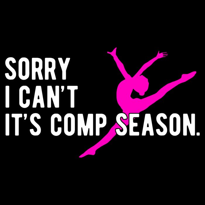 Sorry I CanT Comp Season Cheer Comp Dance Dancing 7-Panel Snapback Hat
