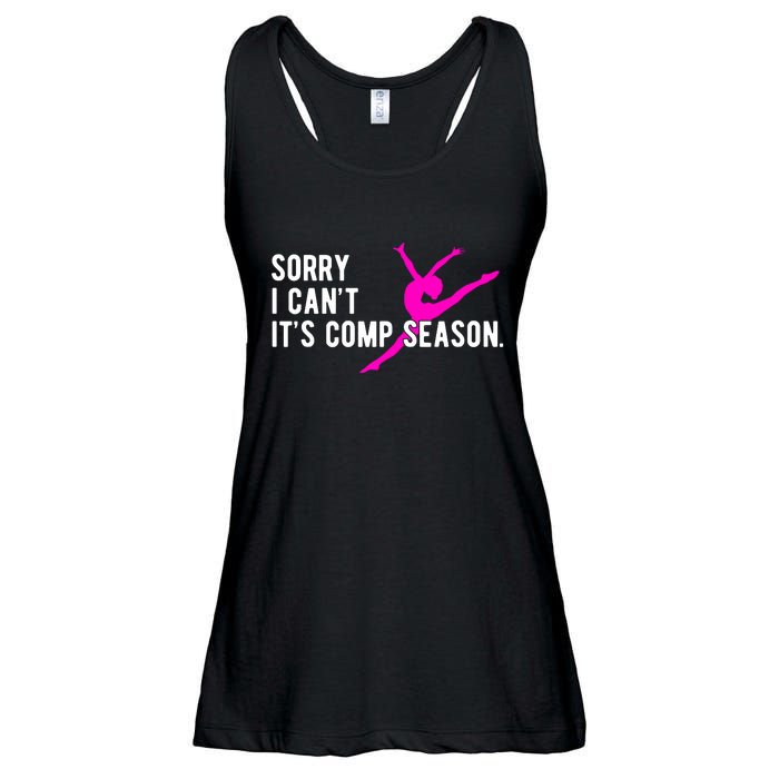 Sorry I CanT Comp Season Cheer Comp Dance Dancing Ladies Essential Flowy Tank