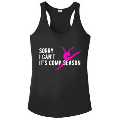 Sorry I CanT Comp Season Cheer Comp Dance Dancing Ladies PosiCharge Competitor Racerback Tank